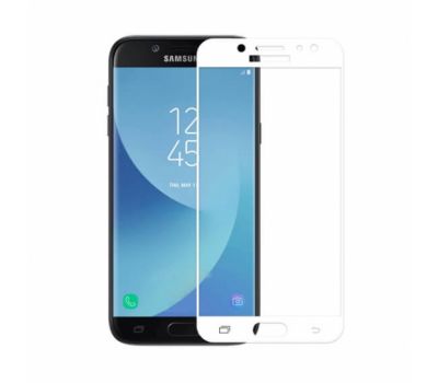 Скло 3D для Samsung Galaxy J7 2017 (J730) Mocolo білий