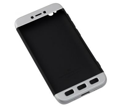 Чохол GKK LikGus для Xiaomi Redmi Go 360 чорно-сріблястий 1185944