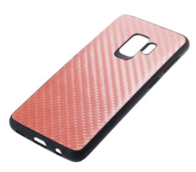 Чохол для Samsung Galaxy S9 (G960) hard carbon рожевий 1186213