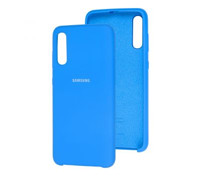 Чохол для Samsung Galaxy A70 (A705) Silky Soft Touch світло-синій