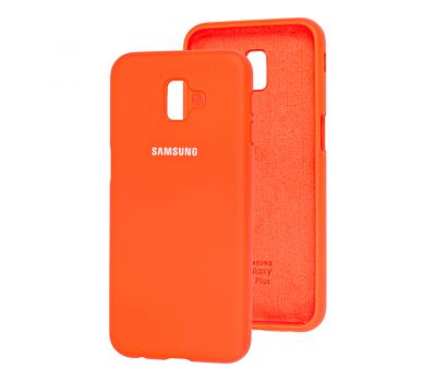 Чохол для Samsung Galaxy J6+ 2018 (J610) Silicone Full помаранчевий