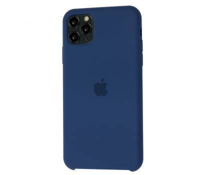 Чохол silicone для iPhone 11 Pro Max case navy blue 1195713