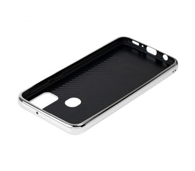 Чохол для Samsung Galaxy M21 / M30s Swaro glass сріблясто-чорний 1199396