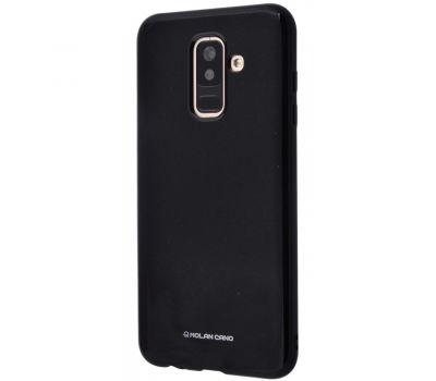 Чохол для Samsung Galaxy A6+ 2018 (A605) Molan Cano Jelly глянець чорний