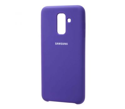 Чохол для Samsung Galaxy A6+ 2018 (A605) Silky Soft Touch фіолетовий 1199598