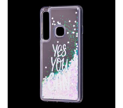 Чохол для Samsung Galaxy A9 2018 (A920) вода світло-рожевий "yes you can"