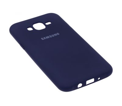 Чохол для Samsung Galaxy J7 (J700) Silicone Full темно-синій 1203670