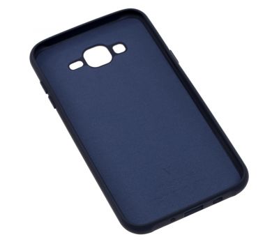 Чохол для Samsung Galaxy J7 (J700) Silicone Full темно-синій 1203671