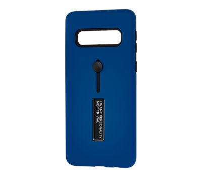 Чохол для Samsung Galaxy S10 (G973) Kickstand темно-синій