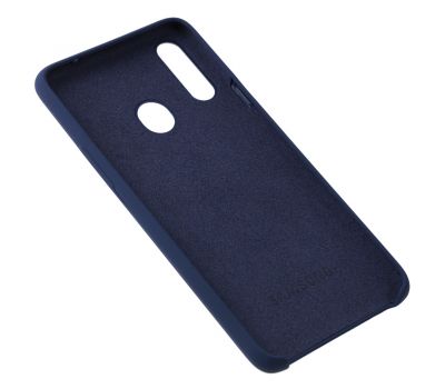 Чохол для Samsung Galaxy A20s (A207) Silky Soft Touch "темно-синій" 1203786
