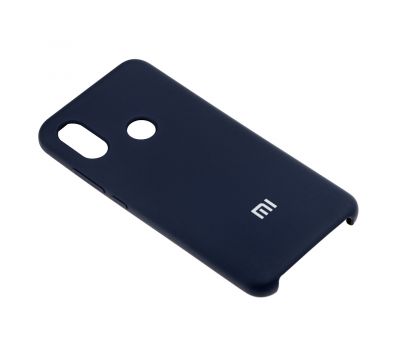 Чохол для Xiaomi Redmi 6 Pro / Mi A2 Lite Silky Soft Touch темно-синій 1203197