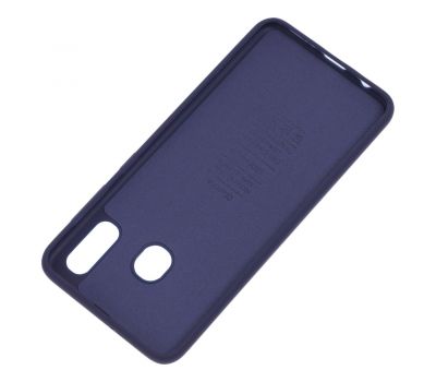 Чохол для Samsung Galaxy A20/A30 Silicone cover темно-синій 1203777