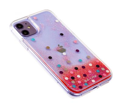 Чохол для iPhone 11 Gcase star whispen dot блискітки вода рожевий 1204094