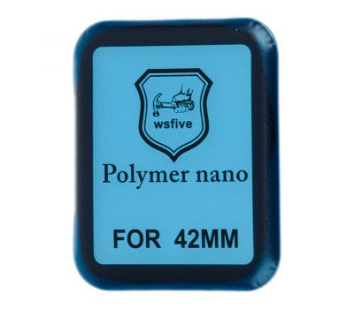 Захисна плівка для Apple Watch 42mm Polymer Nano Full Glue чорний (OEM)