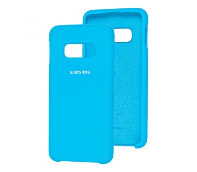 Чохол Samsung Galaxy S10e (G970) Silky Soft Touch блакитний