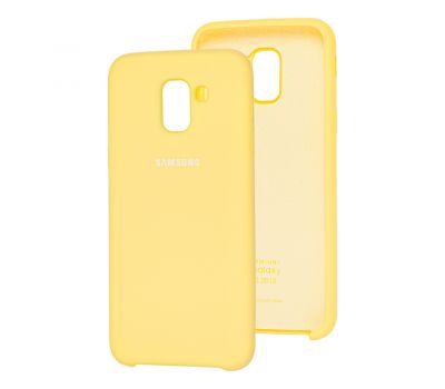 Чохол для Samsung Galaxy J6 2018 (J600) Silky жовтий