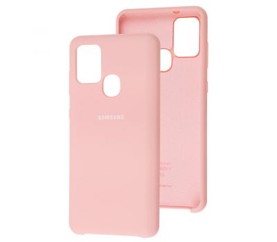 Чохол Samsung Galaxy A21s (A217) Silky Soft Touch світло-рожевий