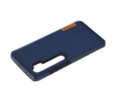 Чохол для Xiaomi Mi Note 10 / Mi CC9 Pro Spigen grid темно-синій 1216813