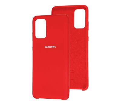 Чохол для Samsung Galaxy S20+ (G985) Silky Soft Touch "червоний"