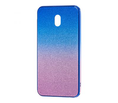 Чохол для Xiaomi Redmi 8A Ambre glass "рожево-блакитний"