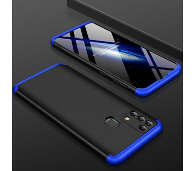 Чохол GKK LikGus для Samsung Galaxy M31 (M315) 360 чорно-синій 1222020