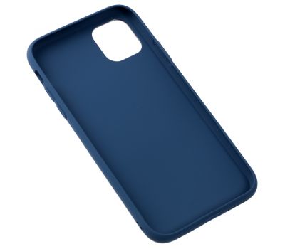 Чохол для iPhone 11 New glass "темно-синій" 1224161