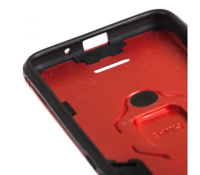 Чохол для Xiaomi Redmi 6 Transformer Ring удароміцний з кільцем червоний 1225031