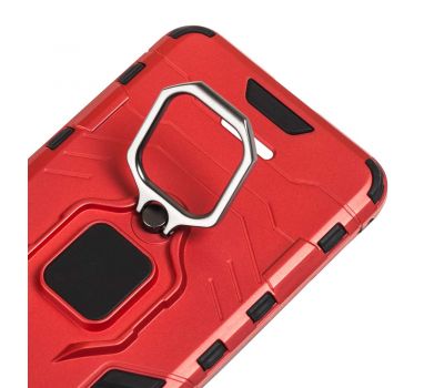 Чохол для Xiaomi Redmi 6 Transformer Ring удароміцний з кільцем червоний 1225032