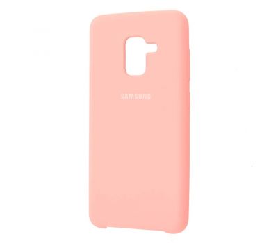 Чохол для Samsung Galaxy A8 2018 (A530) Silky Soft Toch світло-рожевий