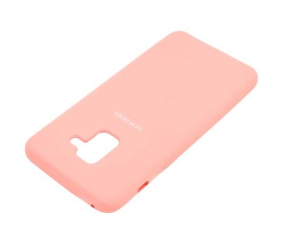 Чохол для Samsung Galaxy A8 2018 (A530) Silky Soft Toch світло-рожевий 1228966