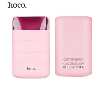 Зовнішній акумулятор power bank Hoco B29 10000 mAh pink