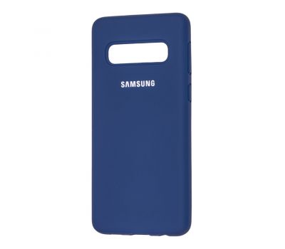 Чохол для Samsung Galaxy S10 (G973) Silicone Full синій / navy blue 1231409