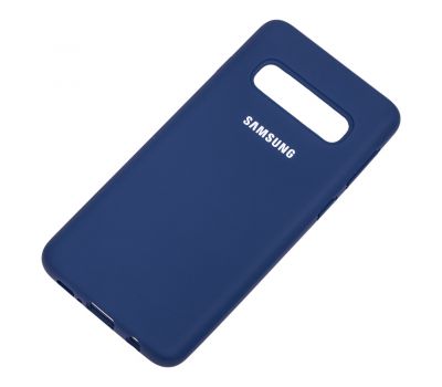 Чохол для Samsung Galaxy S10 (G973) Silicone Full синій / navy blue 1231410