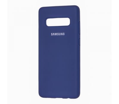 Чохол для Samsung Galaxy S10+ (G975) Silicone Full синій 1231422