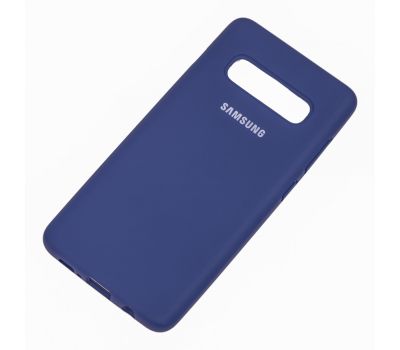 Чохол для Samsung Galaxy S10+ (G975) Silicone Full синій 1231423