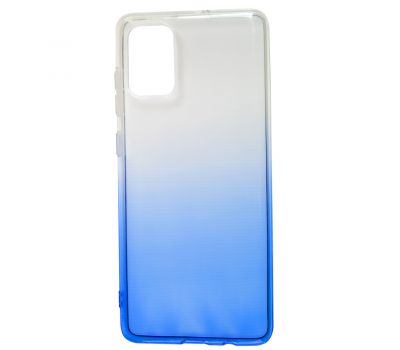 Чохол для Samsung Galaxy A71 (A715) Gradient Design біло-блакитний
