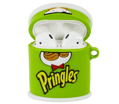 Чохол для AirPods Pringles зелений