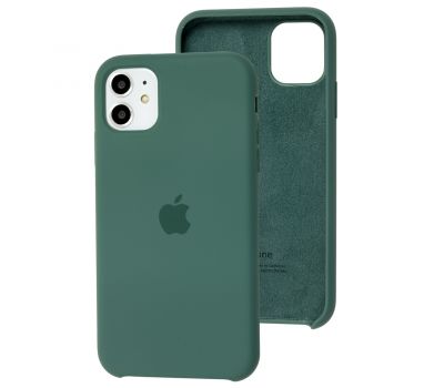 Чохол Silicone для iPhone 11 Premium case pine green 1233268