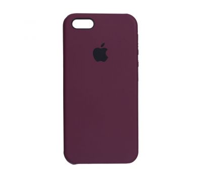 Чохол Silicone для iPhone 5 case maroon 1233682