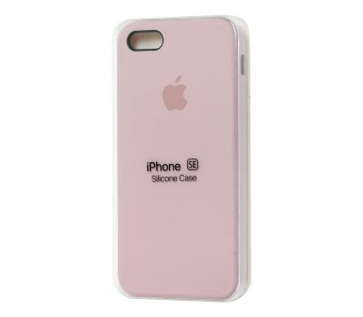 Чохол Silicone для iPhone 5 case pink sand 1233681