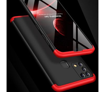 Чохол GKK LikGus для Samsung Galaxy M31 (M315) 360 чорно-червоний 1234324