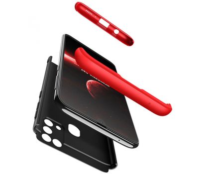 Чохол GKK LikGus для Samsung Galaxy M31 (M315) 360 чорно-червоний 1234327