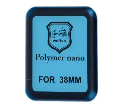 Захисна плівка Apple Watch 38mm Polymer Nano Full Glue чорний (OEM)