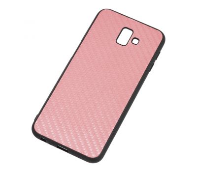 Чохол для Samsung Galaxy J6+ 2018 (J610) hard carbon рожевий 1240344