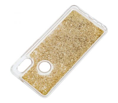 Чохол для Xiaomi Redmi Note 5 / Note 5 Pro Блискучі вода золотистий "корона і діамант 1242594