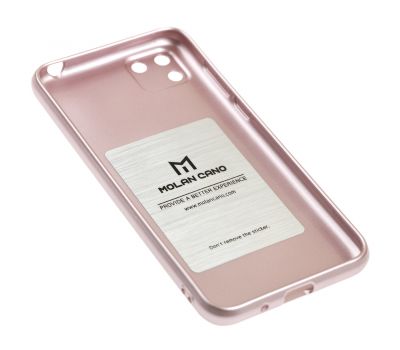 Чохол для Huawei Y5p Molan Cano глянець рожево-золотистий 1246633