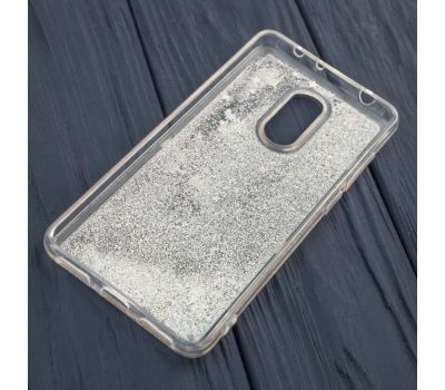 Чохол для Xiaomi Redmi 5 Блискучі вода срібляста "корона" 1255554