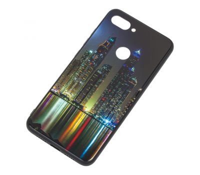 Чохол для Xiaomi Mi 8 Lite glass new "Манхетен" 1255536