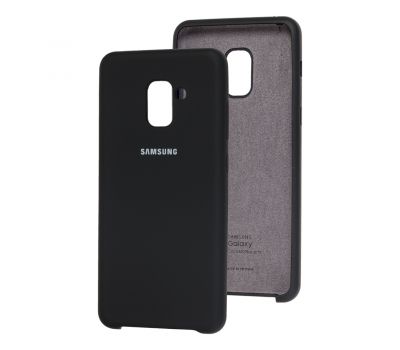 Чохол для Samsung Galaxy A8+ 2018 (A730) Silky Soft Touch чорний