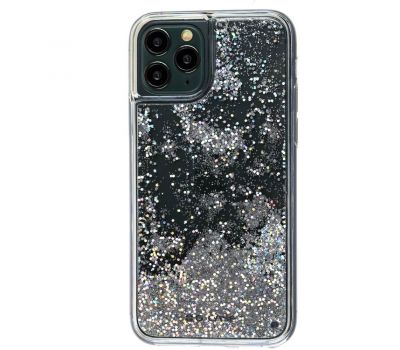 Чохол для iPhone 11 Pro Gcase star whispen блискітки вода срібляста